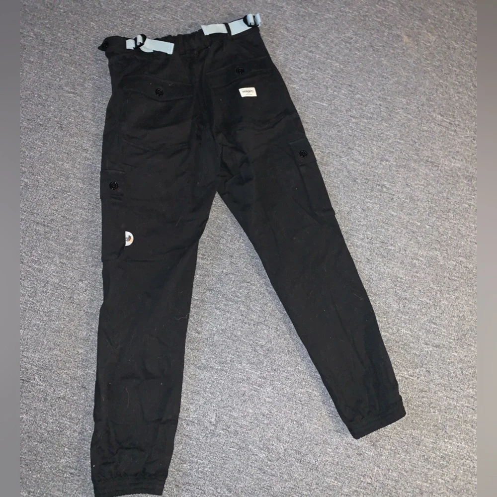 Black Cargo Jogger Pants for Women - Utility Track Pants